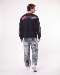 Mixed Emotions Canvas Denim Blue