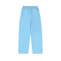 Mixed Emotion Multi‑Color Rhinestone Gothic Letter Wide‑Leg Sweatpants Y2K Streetwear Baggy Jogger Pants