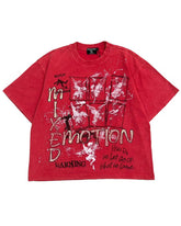 Mixed Emotions Crimson Tee Red