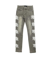 Mixed Emotions Monogram Denim Ash Grey