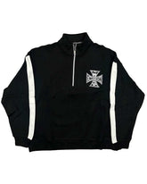 Mixed Emotions Quarter Zip Up Jacket Black