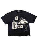 Mixed Emotions Stamped Tee Black