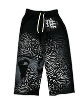Mixed Emotions Striped Sweatpants Black