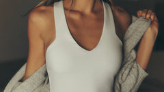 Airbrush Real Bra Tank - White