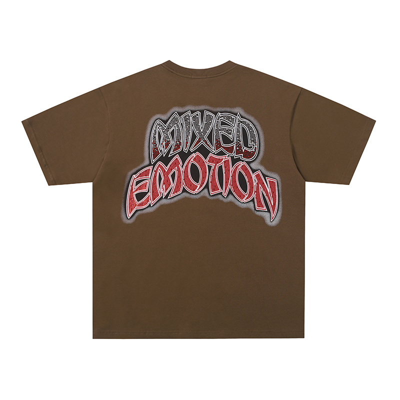 Mixed Emotions Graveyard Zombie Rhinestone Graphic Tee