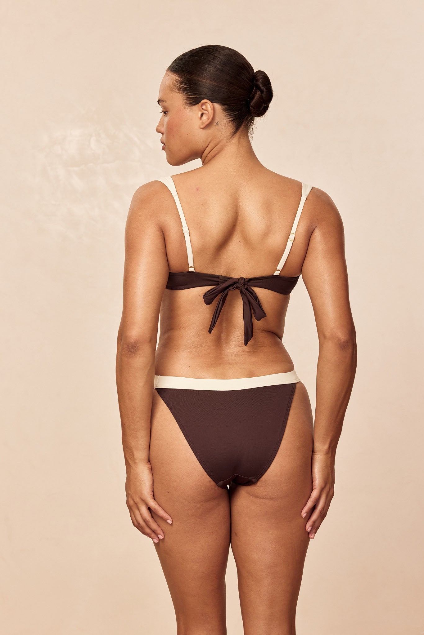Santorini Bottom - Espresso/Ivory
