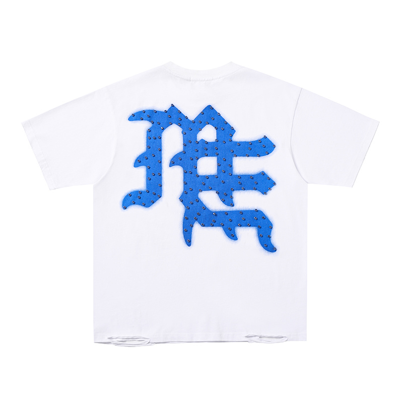 "Emotions Never Die" Rhinestone Distressed Hem Oversized Tee