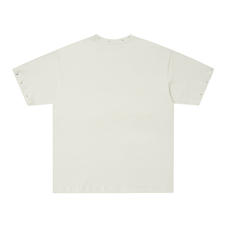 Mixed Emotions Rivet Cupid Angel Rhinestone Tee