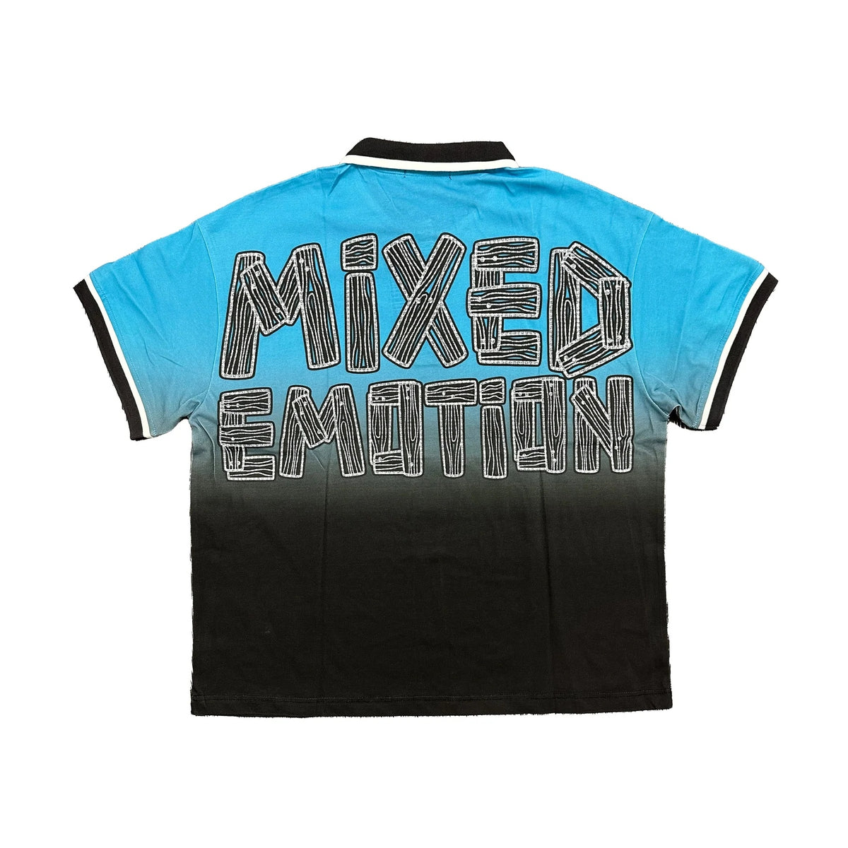 Mixed Emotion Vintage Car Gradient Polo Shirt  Unisex Hip-Hop Streetwear