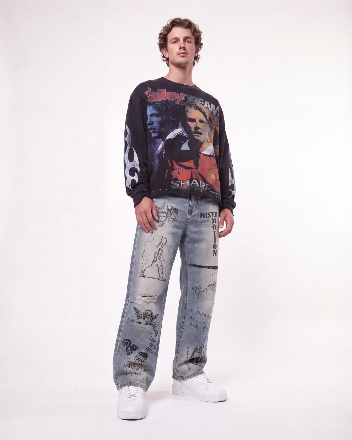 Mixed Emotions Canvas Denim Blue