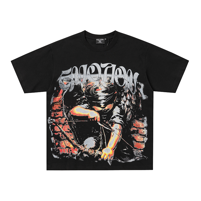 Mixed Emotions Blindfolded Archer Cherub Two‑Sided Tee