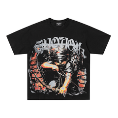 Mixed Emotions Blindfolded Archer Cherub Two‑Sided Tee