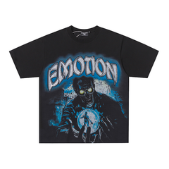 Mixed Emotions Zombie Crystal‑Ball Rhinestone Tee