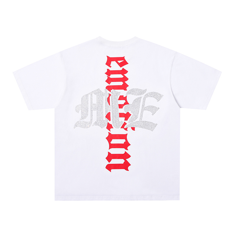 Mixed Emotion Octopus Performer Rhinestone‑Print Oversized Tee