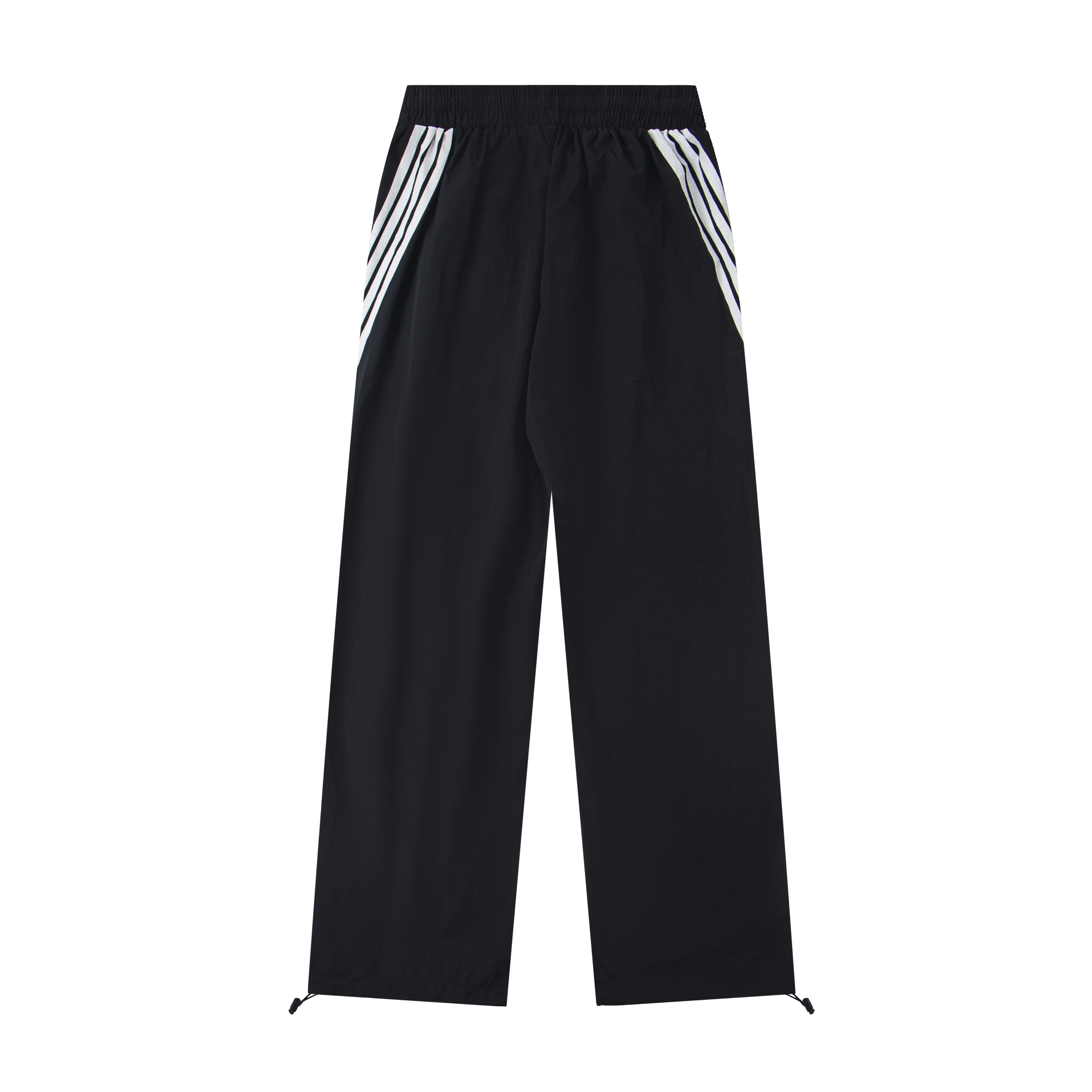 Mixed‑Emotion Side‑Stripe Graphic Wind Pants