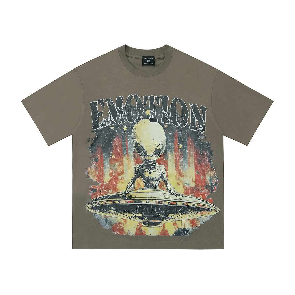 Mixed Emotion Graphic T-Shirt – Vintage Washed Streetwear Tee