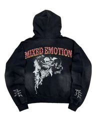 Mixed Emotions Broken Wings Hoodie Black
