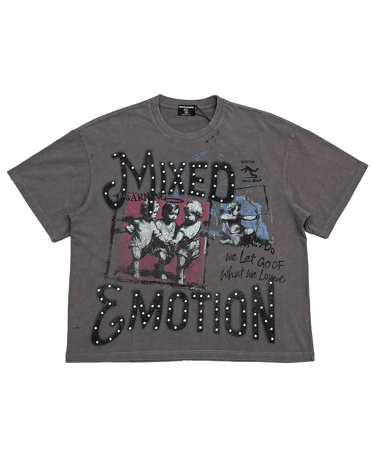 Mixed Emotions Friends Tee Grey