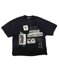 Mixed Emotions Stamped Tee Black
