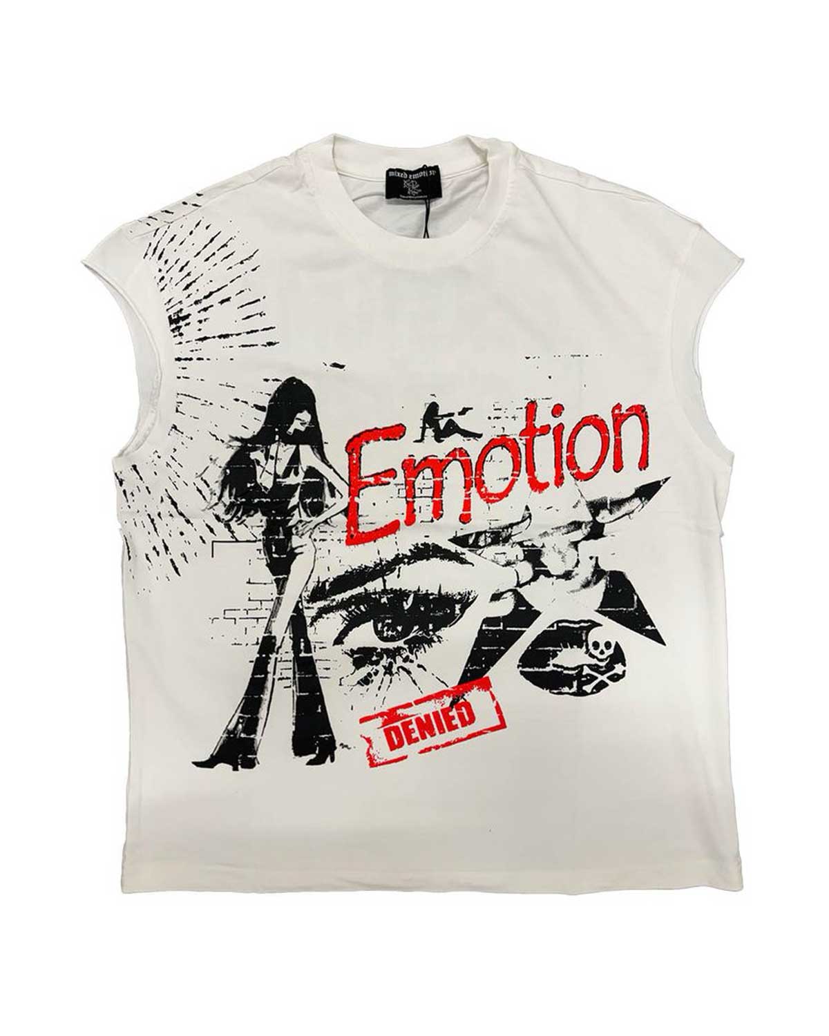 Mixed Emotions Starboy Sleeveless Tee Cream
