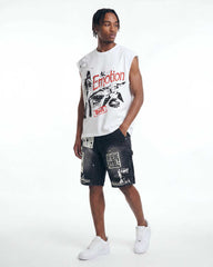 Mixed Emotions Starboy Sleeveless Tee Cream