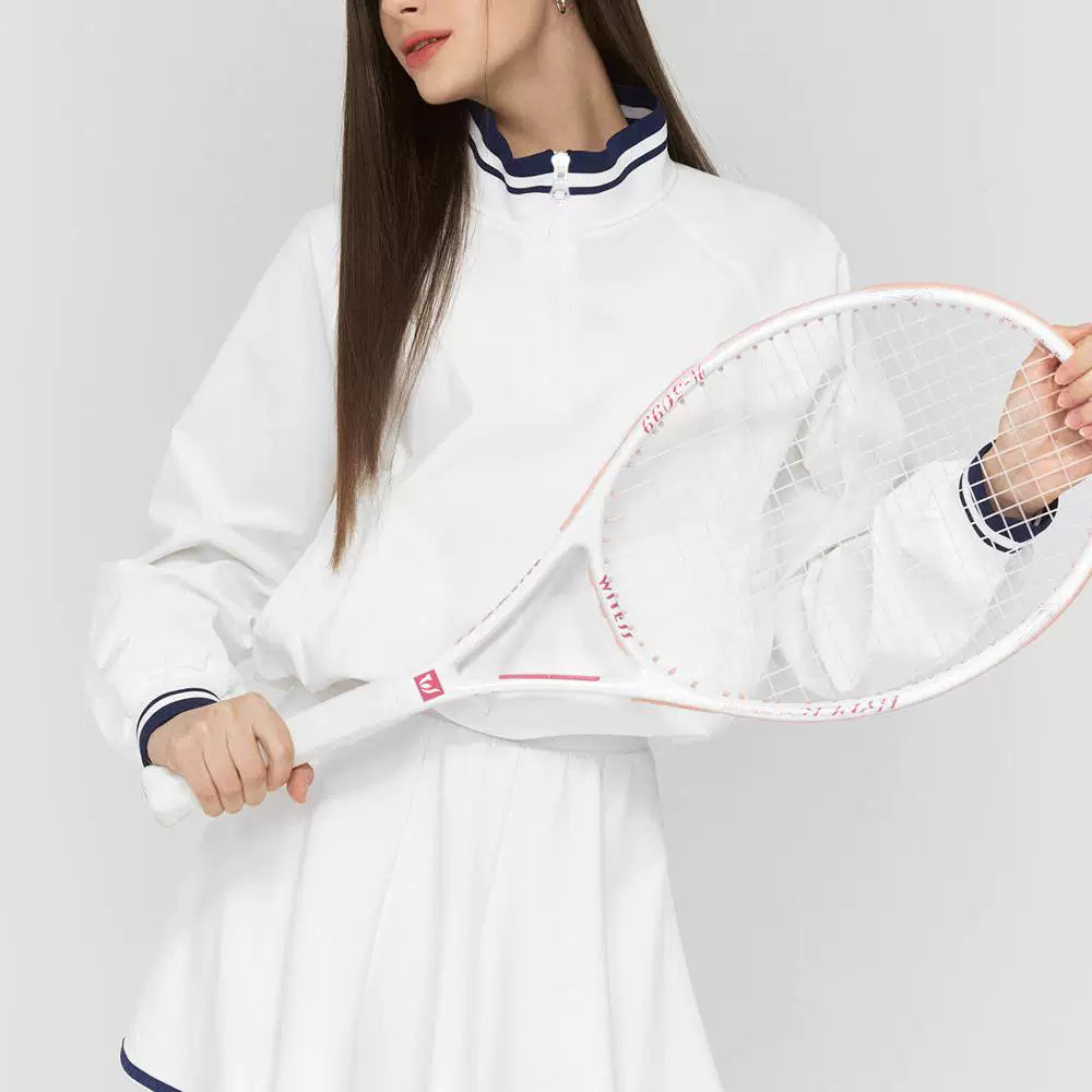 跨境防晒网球服女套装长袖专业美式风网球裙卫衣羽毛球外套Tennis