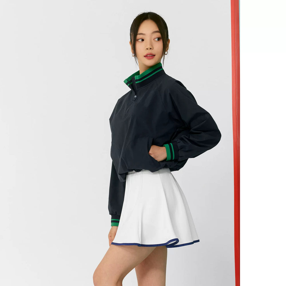 跨境防晒网球服女套装长袖专业美式风网球裙卫衣羽毛球外套Tennis